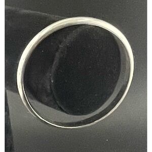 Sterling Silver Bangle Bracelet 34g Minimalist Vintage Thick Stackable solid